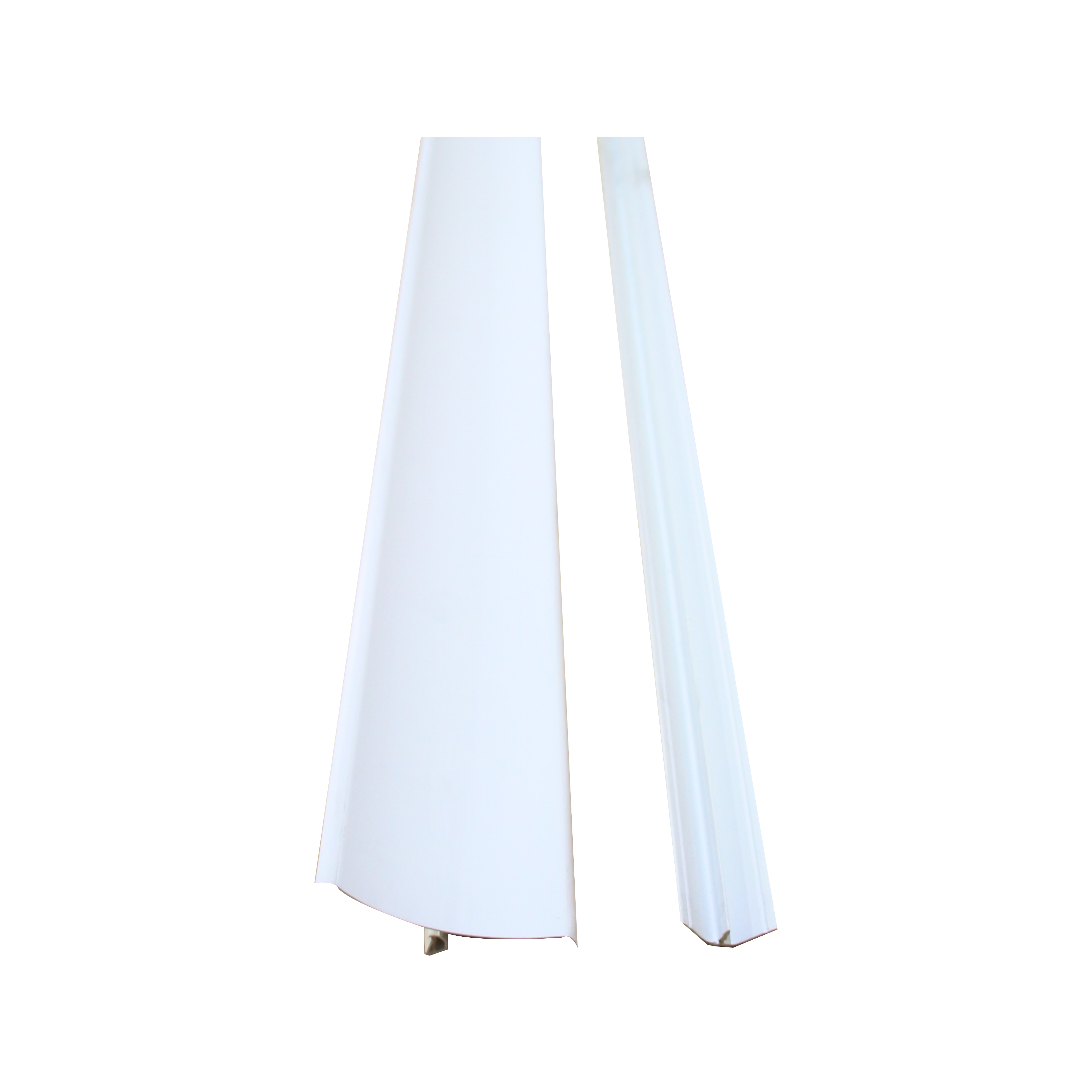 Perfil Sanitario PVC con Soporte Aluminio