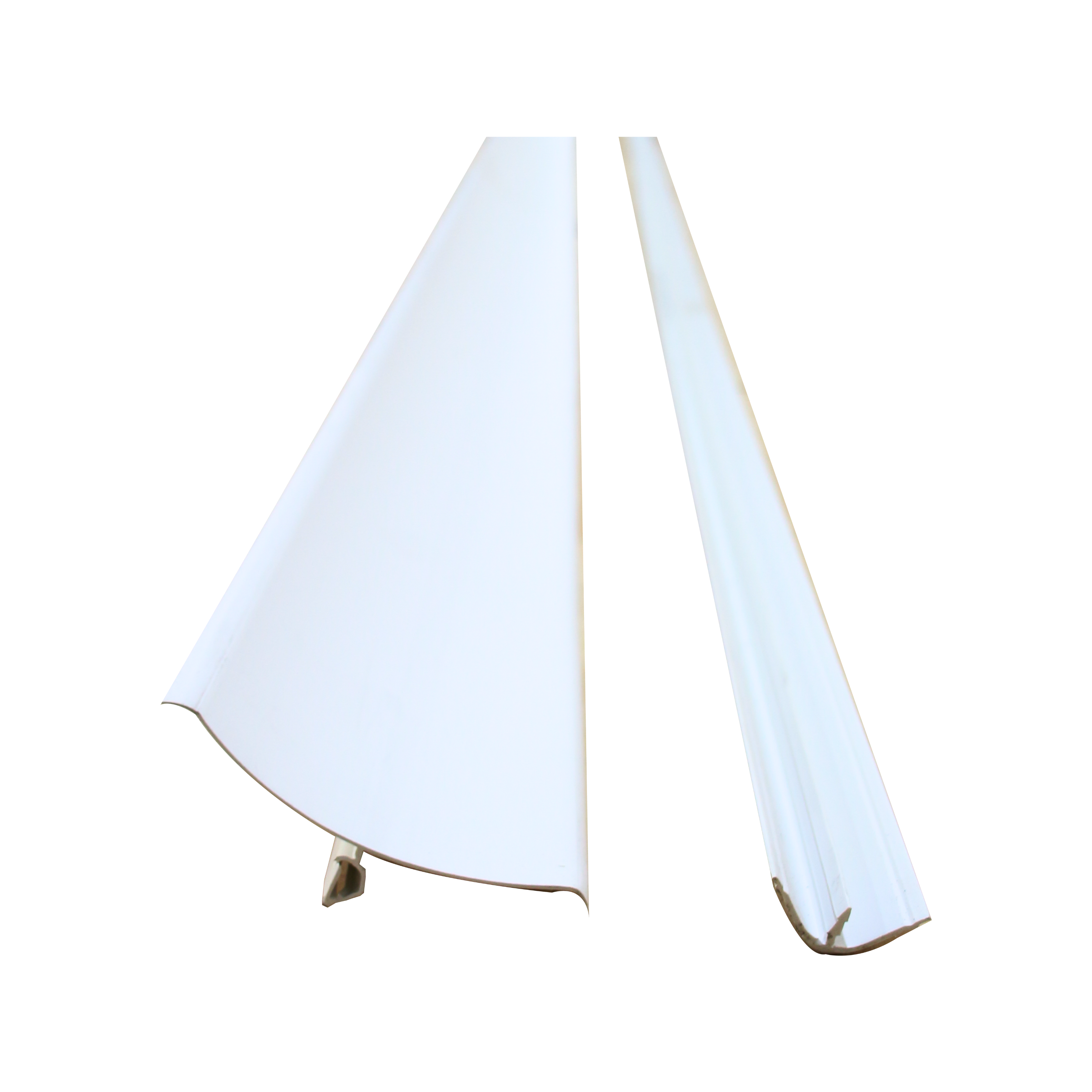 Perfil Sanitario PVC con Soporte Aluminio
